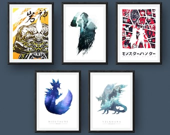 COMBO PACK - Poster Prints A4 - A3 - A2 - A1 - Wall Art