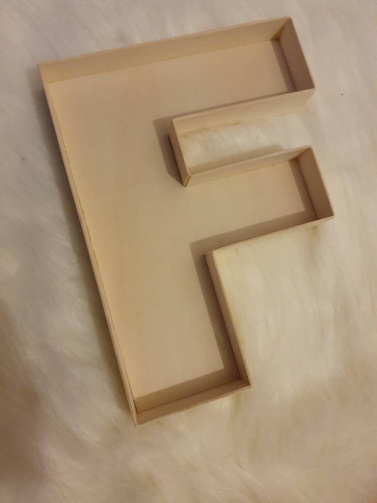 Wooden Fillable Letter F 22cm Etsy Ireland Wooden Fillable Letter F 22cm Etsy Ireland