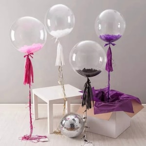 Transparent bobo balloon