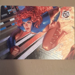 1994 Fleer Ultra X-Men Trading Card Portrait Chase Card #9 Jean Grey