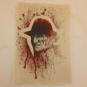Freddy Krueger Sew On Patch: Horror Movie Badge