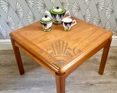 Nathan Mid Century Vintage 1970s Teak Coffee Side Table