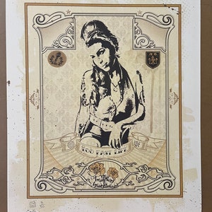 Amy Winehouse , Limited artprint , poster music
