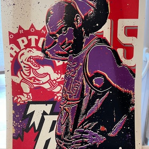 Poster di Vince Carter, stampa artistica in edizione limitata, poster NBA