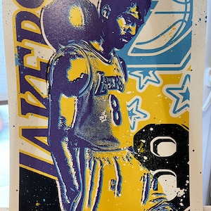 Kobe Bryant Limited artprint , NBA poster
