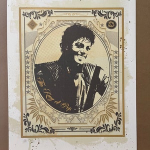 Michael Jackson , Limited artprint , poster music