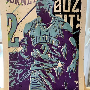 Larry Johnson Limited artprint , NBA poster