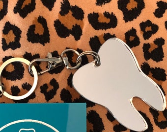 Tooth Mirror Keychain