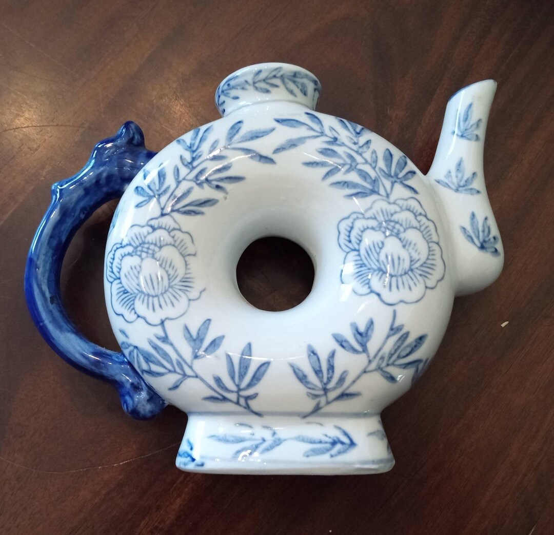 Cute 1960s Ceramic Donut Teapot Made in China Etsy