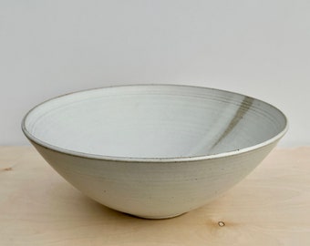 Big serving bowl - stoneware - handcrafted in Venice Beach CA