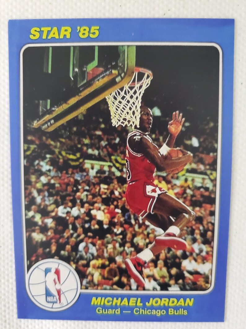 1985 michael jordan star card