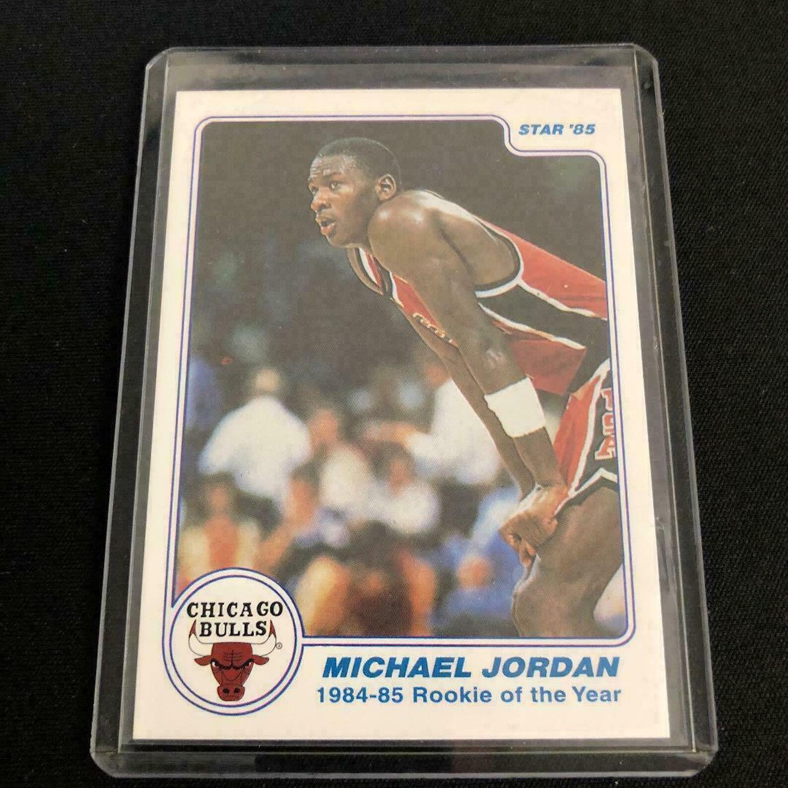 michael jordan 1985 rookie of the year card