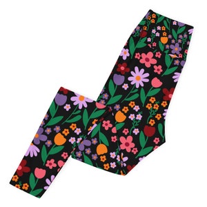 Ahh Sweet Twilight Garden Yoga Leggings