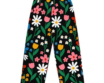 Ahh Sweet Night Garden All-over print unisex wide-leg pants
