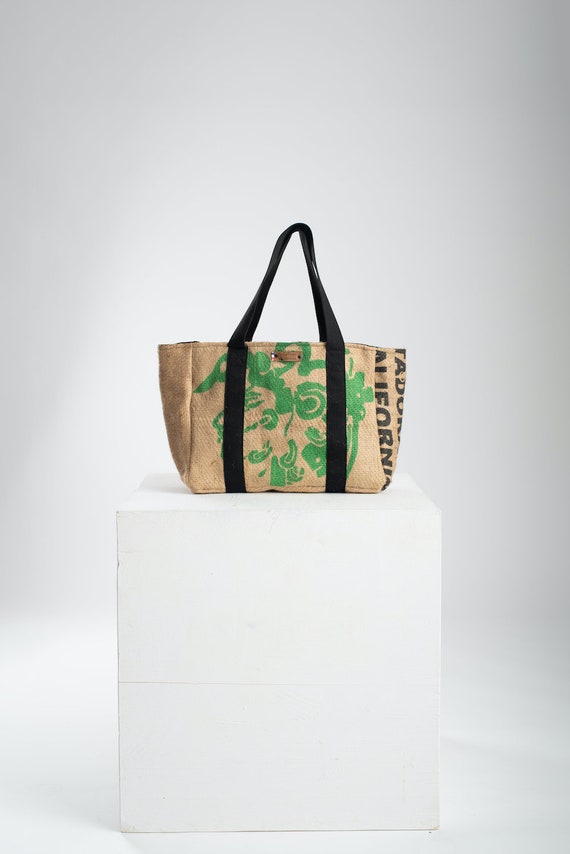 Sac Cabas Marché Plage En Toile De Jean Recyclés UPCYCLING