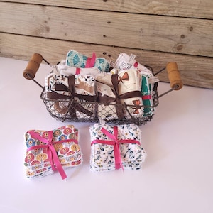 Lot de 6 lingettes démaquillantes zéro déchet