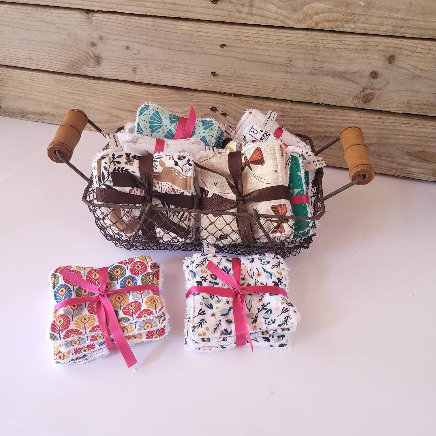 Lot De 6 Lingettes Démaquillantes Zéro Déchet Brown Etsy - Lafourmireveuse