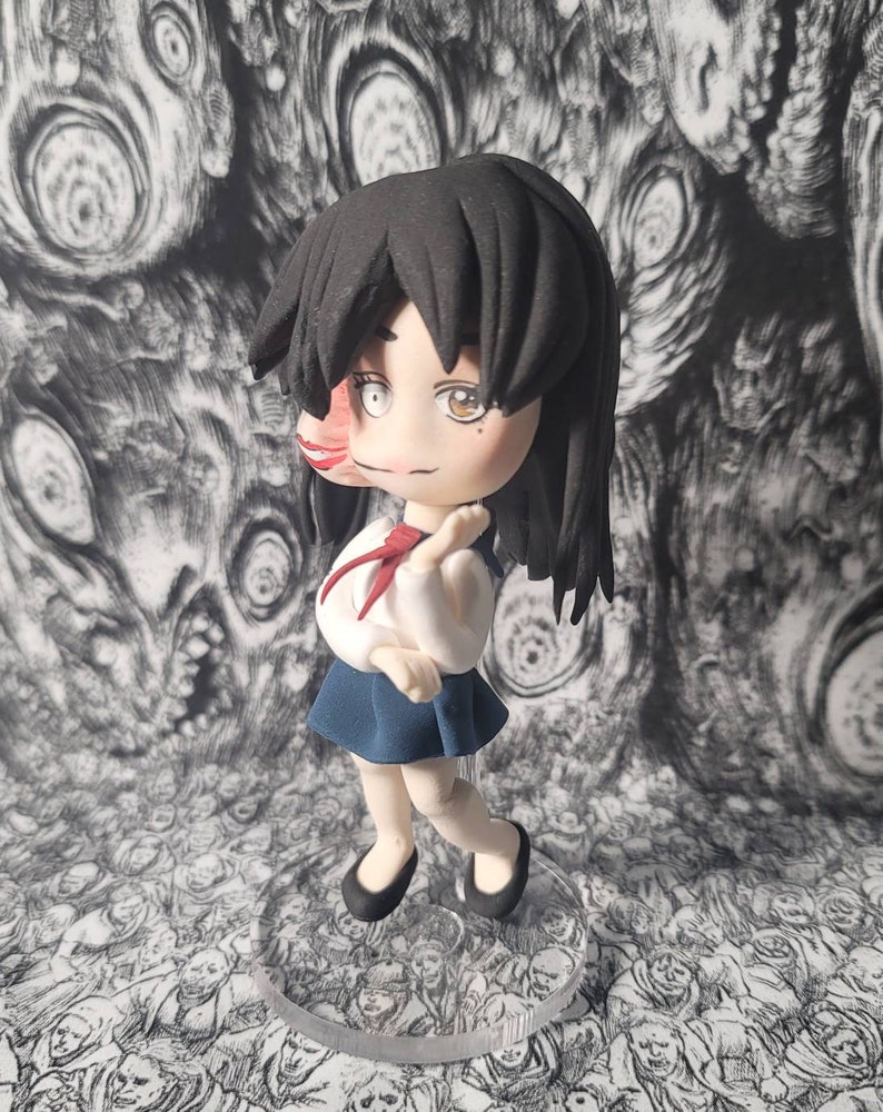 Junji Ito figure Tomie handmade clay figure horror Statue | Etsy