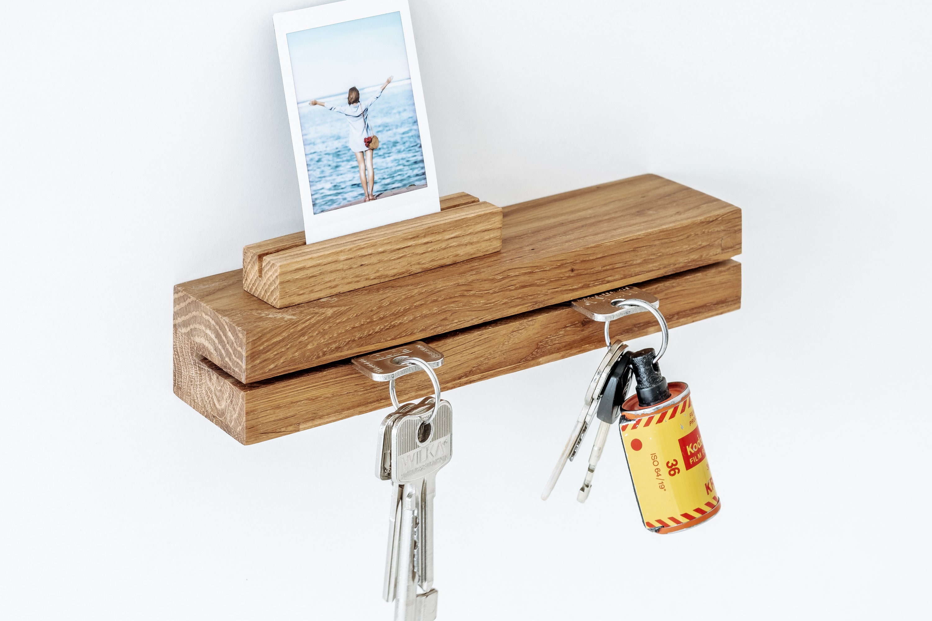 Wooden Photo Holder Instax Photo Stand Photo Gift Present Photo Bar Card  Stand Card Holder Polaroid Wedding Birthday 