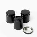 3x spice jars in matte black, spices, kitchen, shakers, jars, cooking, gift, Just Spices, Ankerkraut, spice rack, salt, pepper