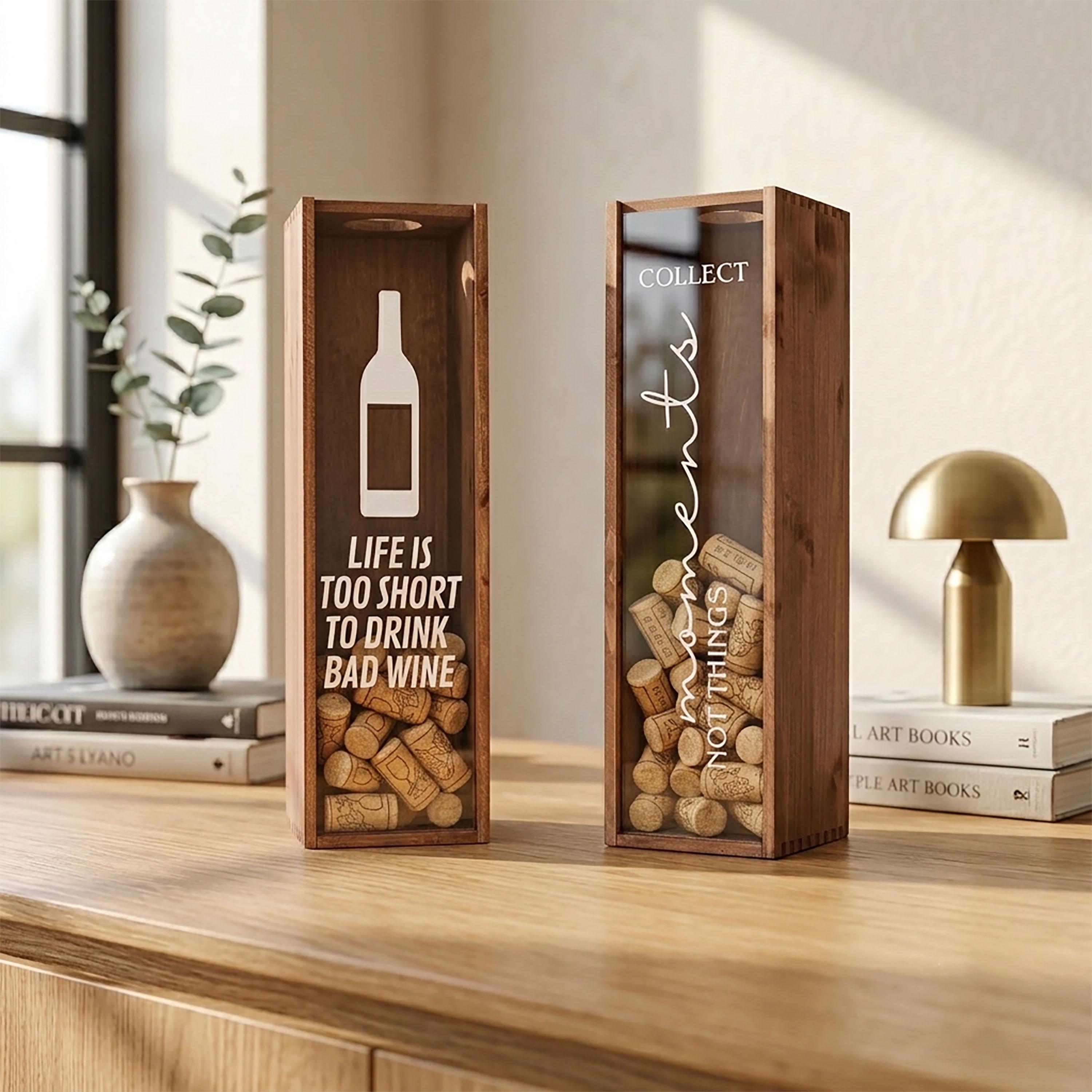 Korkensammler Box, Weinkorken, Weinkiste, Geschenk, Geschenkbox, Flaschenbox, Weinkiste, Holzkiste, Korken, Hochzeit, Geburtstag