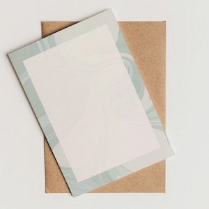Briefpapier Set + passende Umschläge im Acryl Look. DIN A4, Geschenk, Liebesbrief, Brief, Druckerpapier, Briefbogen