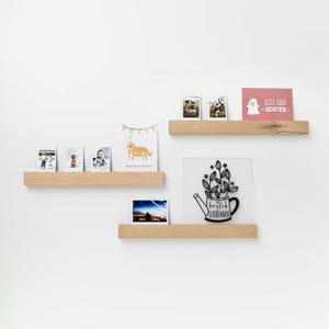 Photo bar 40 cm for hanging made of wood, Instax, photo stand, photo gift, gift, photo holder, card holder, wall holder, birthday