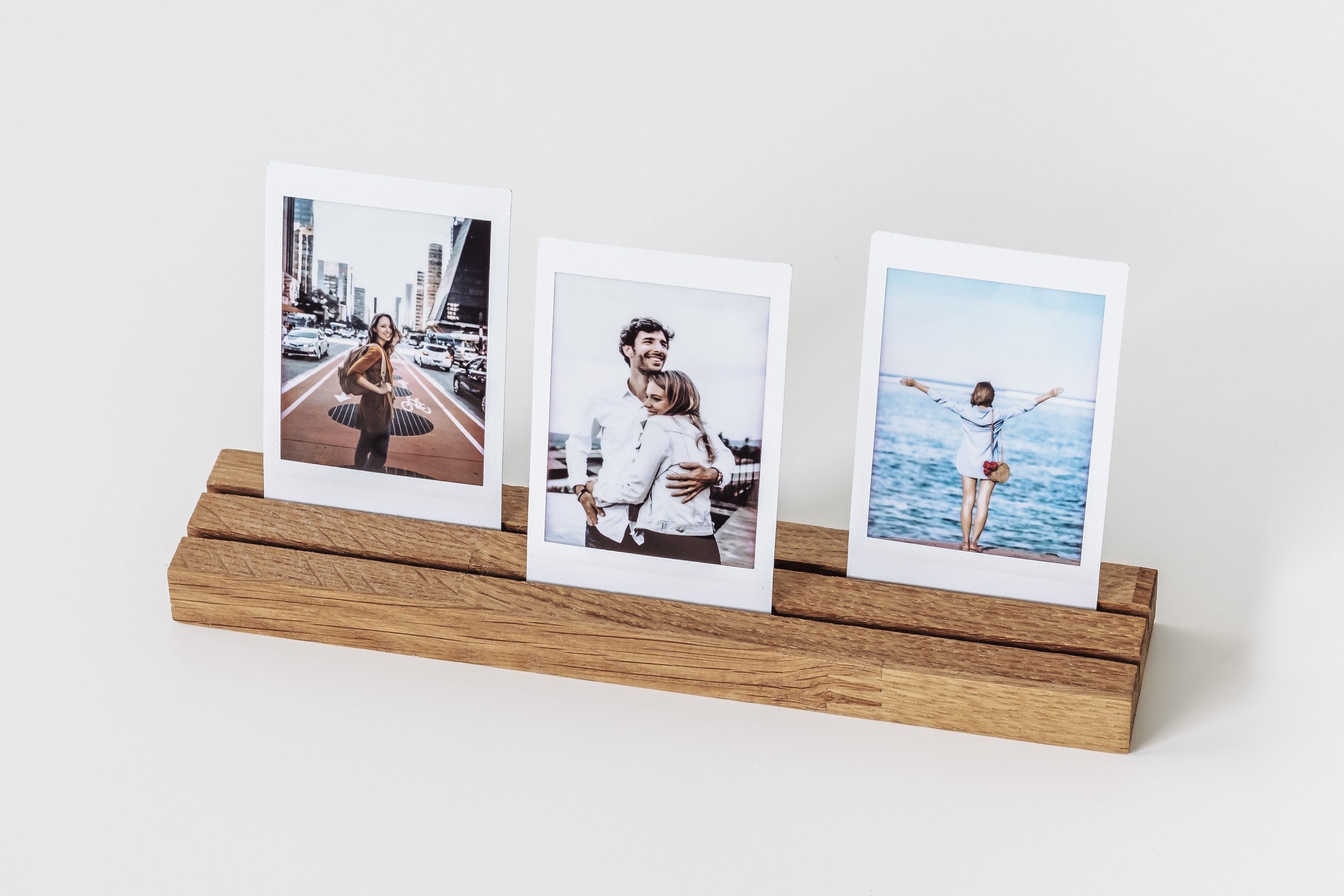 Oak Photo Stand, Polaroid, Wood, Photo Holder, Photo, Gift, Photo