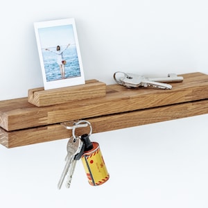 SAUNNIHEN Schlüsselbrett Holz für Schlüssel, Briefhalter Schlüsselhalter  Wand mit 4 Schlüsselhaken, Holz Vintage Wand Schlüsselboard Wandorganizer  Schlüssel Schlusselaufbewahrung für Flur Büro Eingang : : Küche,  Haushalt & Wohnen