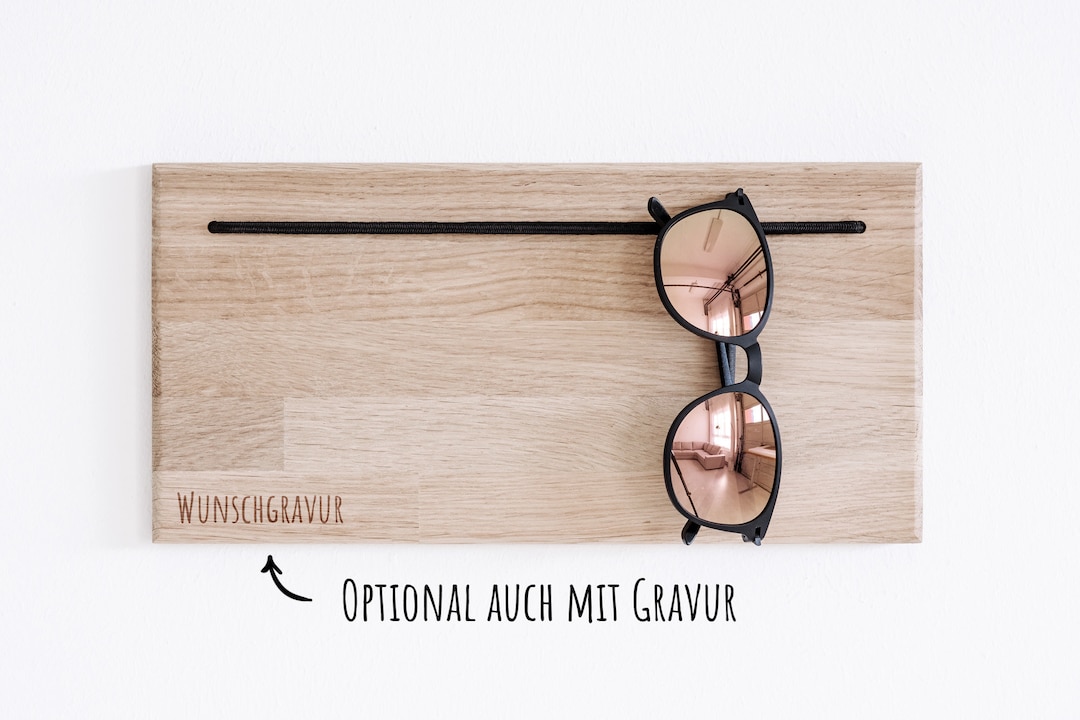 Handgefertigter Sonnenbrillenhalter Aus Holz - Dekorativer Ständer Nase Design