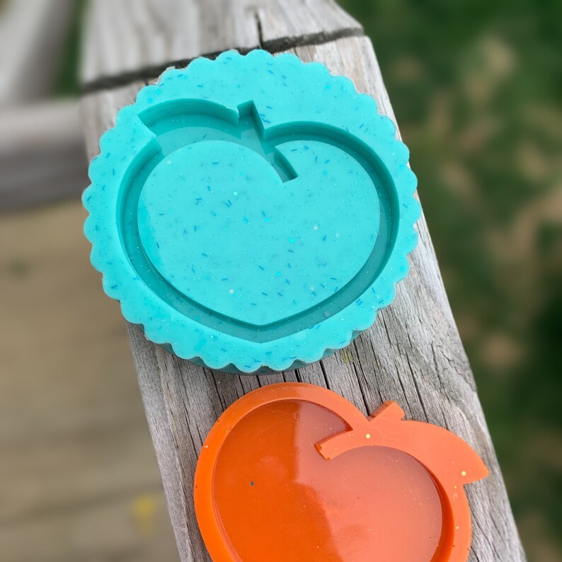 Peach Shaker Mold Resin Mold Resin Shaker Molds Etsy