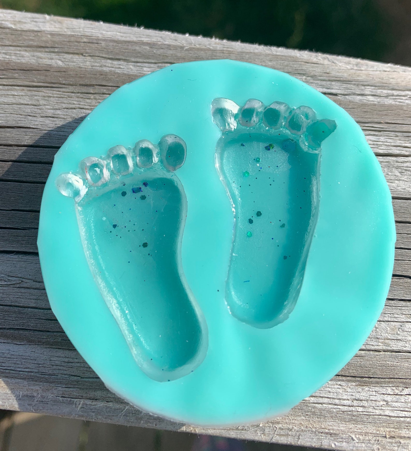 Baby feet keychain mold Resin mold epoxy resin molds Etsy