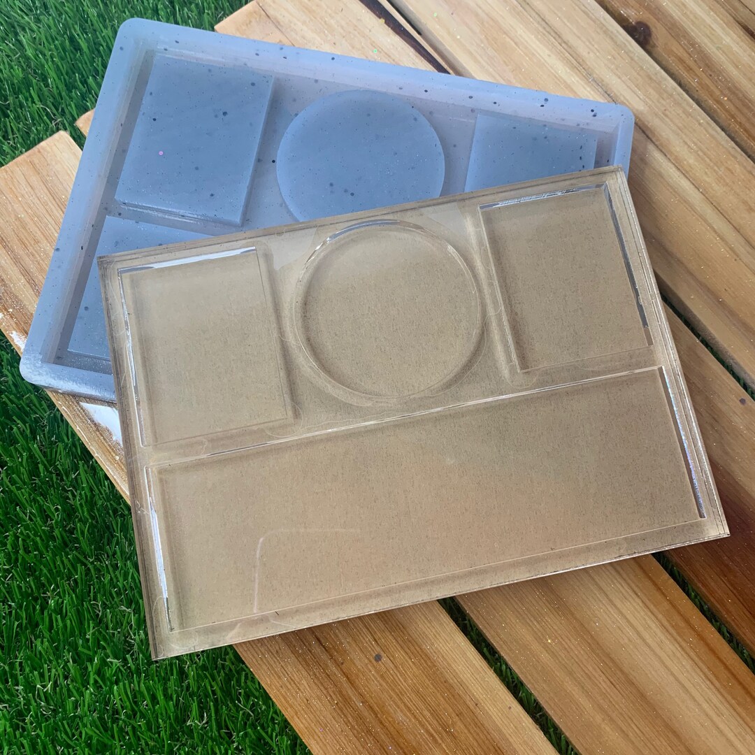 Compartment Rolling Tray Mold Resin Mold Epoxy Trinket Tray Etsy