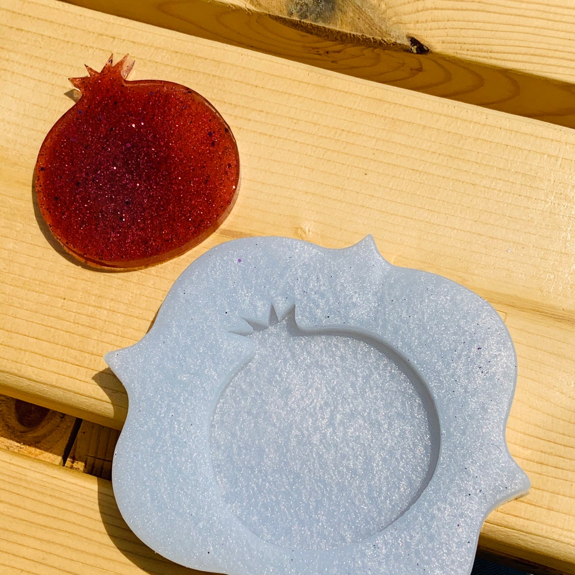 Pomegranate Keychain Mold Resin Mold Epoxy Resin Molds Etsy