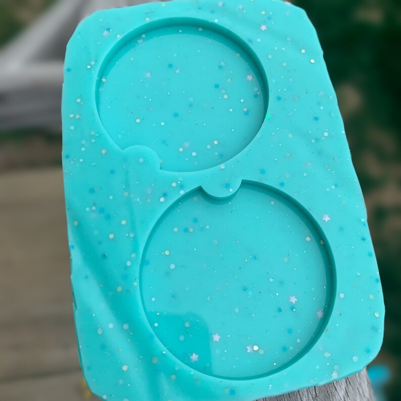 Car coaster mold 2.5 Resin mold epoxy resin molds Etsy