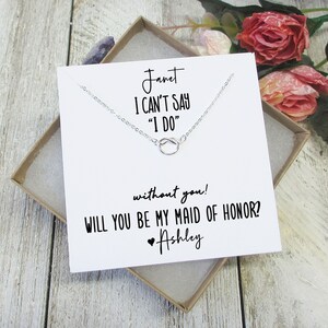 Tie The Knot Jewelry Box, Bridesmaid Proposal Box Set, Maid of Honor Personalized Gift, Will You Be My Bridesmaid, Bride Tribe Gift Idea