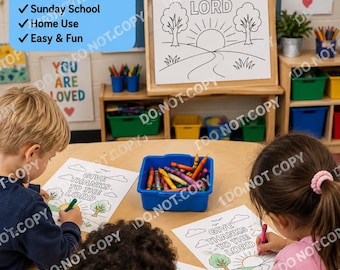 Give Thanks to the Lord Coloring Page | Christian Thanksgiving Bible Verse Printable
