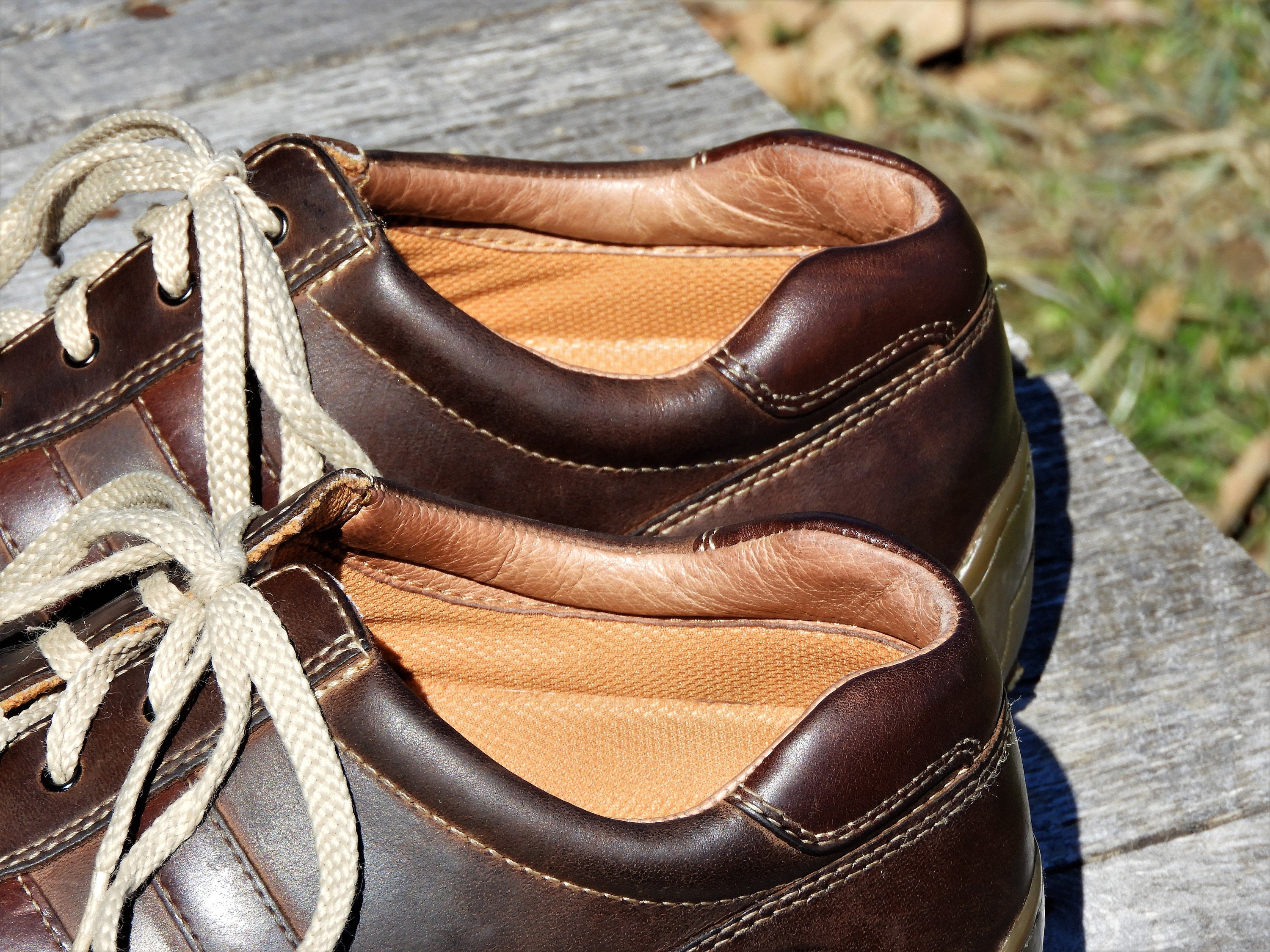 Vintage Skecher Shoes, Men's 10.5 - 11 Wide Loafers, Leather Oxfords