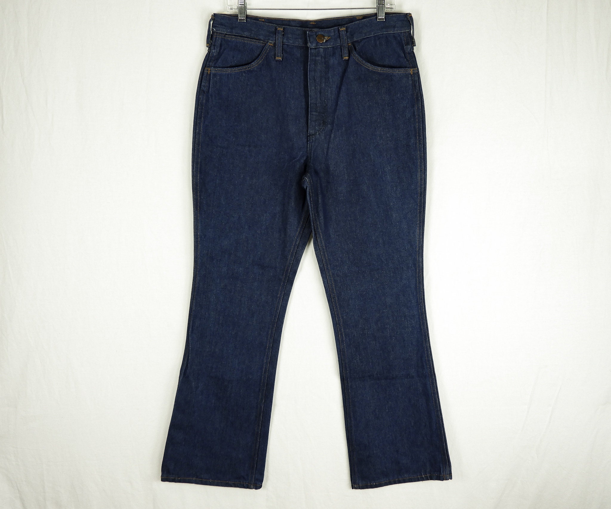 Vintage Wrangler Jeans, 1970s NOS, Boot Cut, Rigid Denim, 945 PW Jean ...