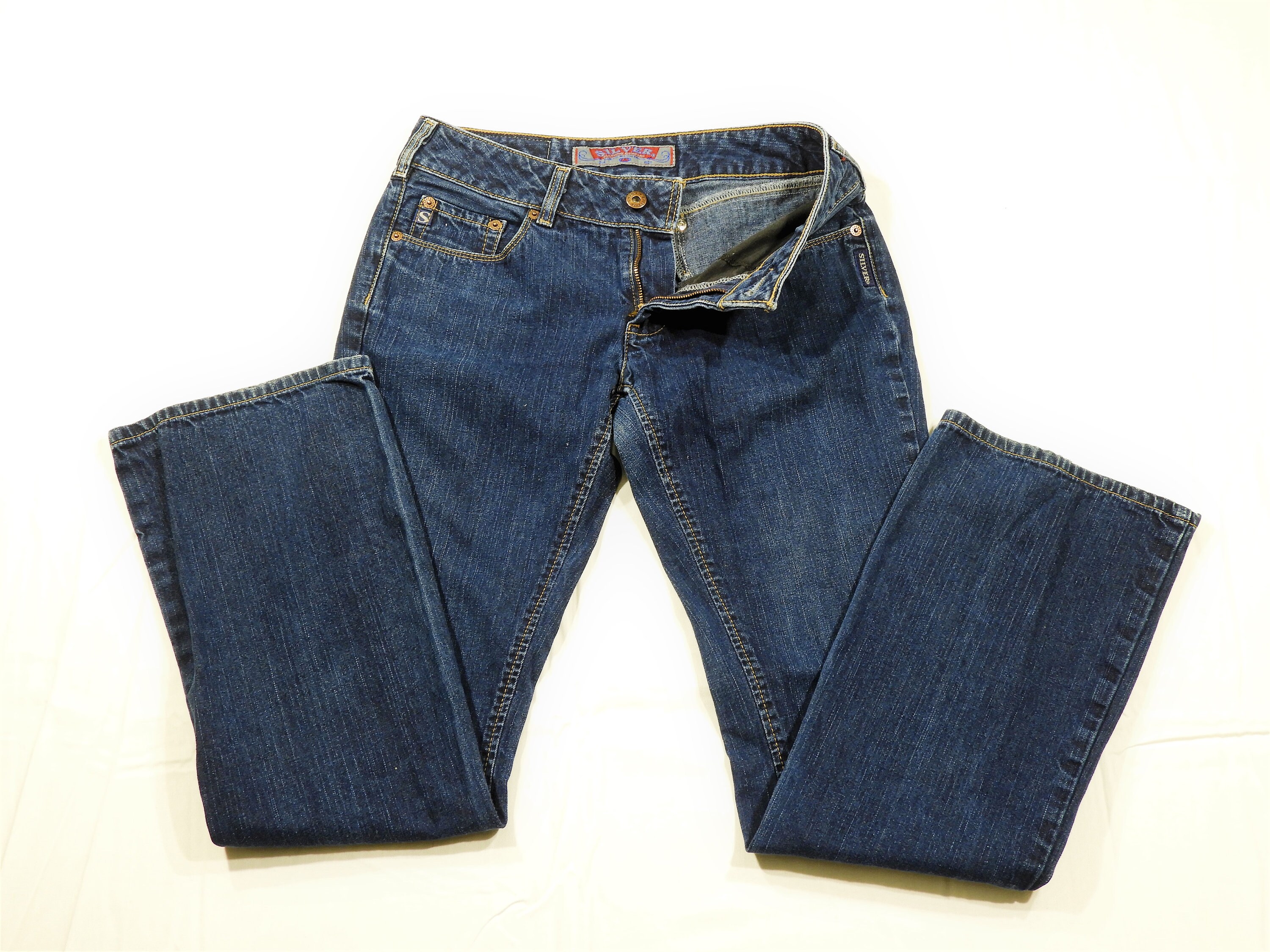 vintage silver jeans