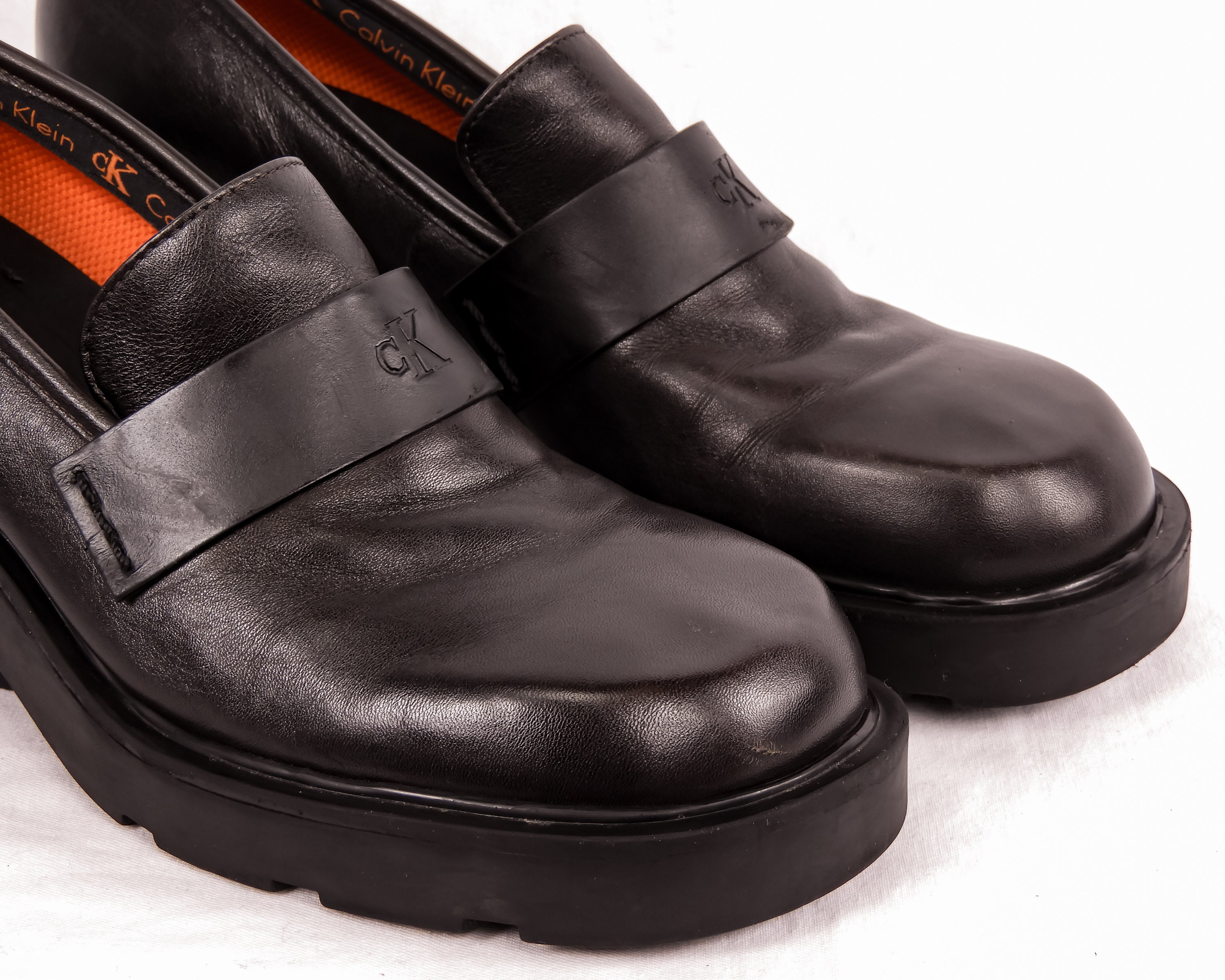 vintage chunky heel shoes