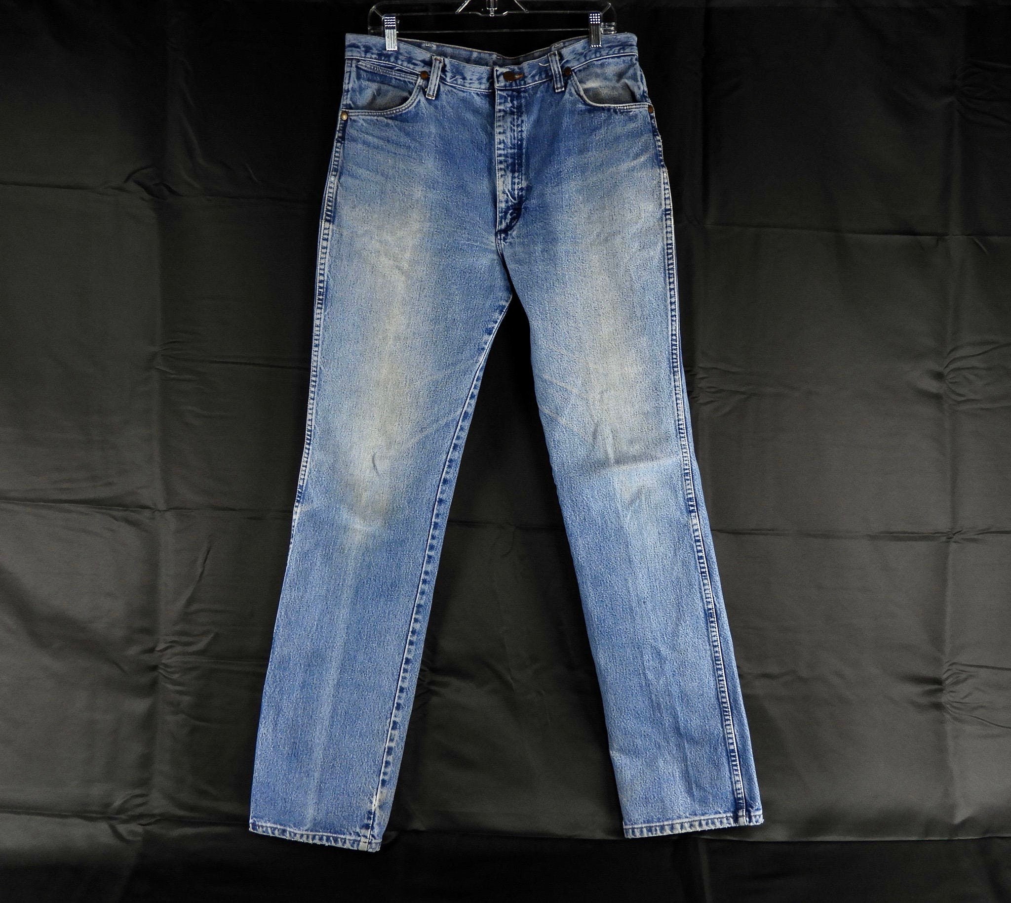 wrangler damage jeans