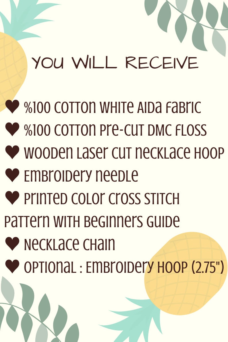 Modern DIY Cross Stitch Kit Bird DIY KIT Beginner Cross Stitch Kit Hand Embroidered Cross Stitch Necklace Kit