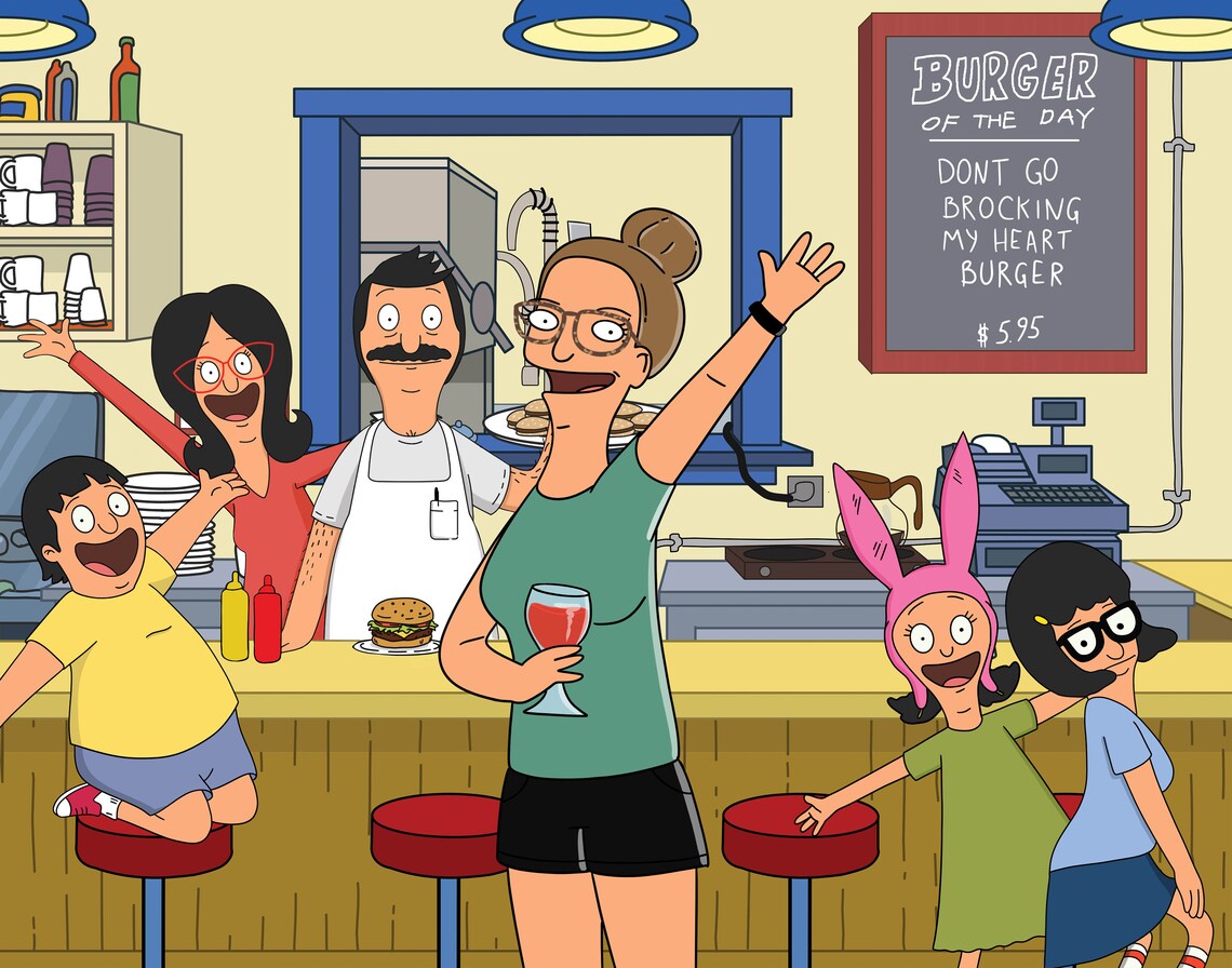 Bob's Burgers Custom Portrait. Great Gift for Christmas Etsy