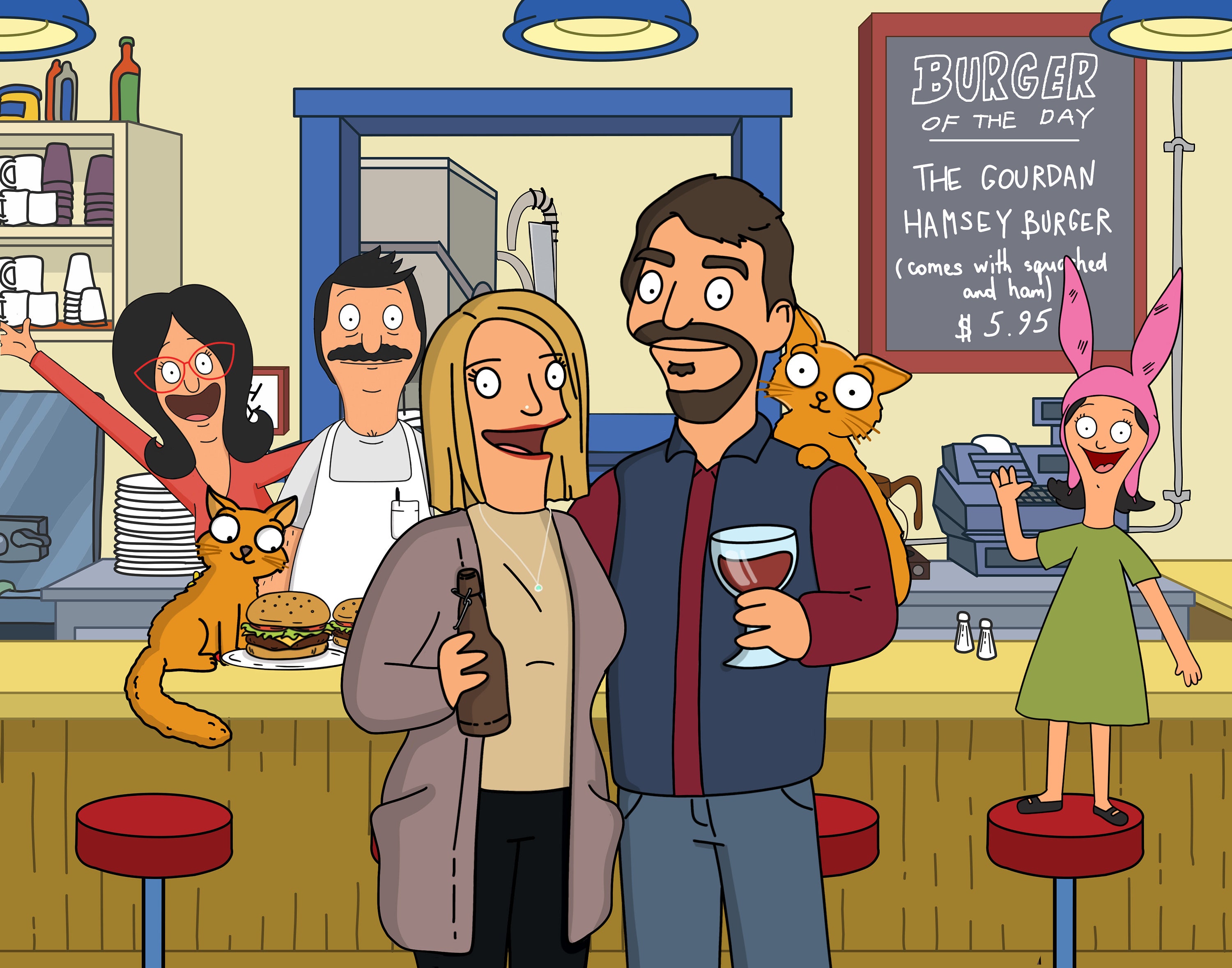 Bob's Burgers Custom Portrait. Great Gift for Christmas Etsy UK