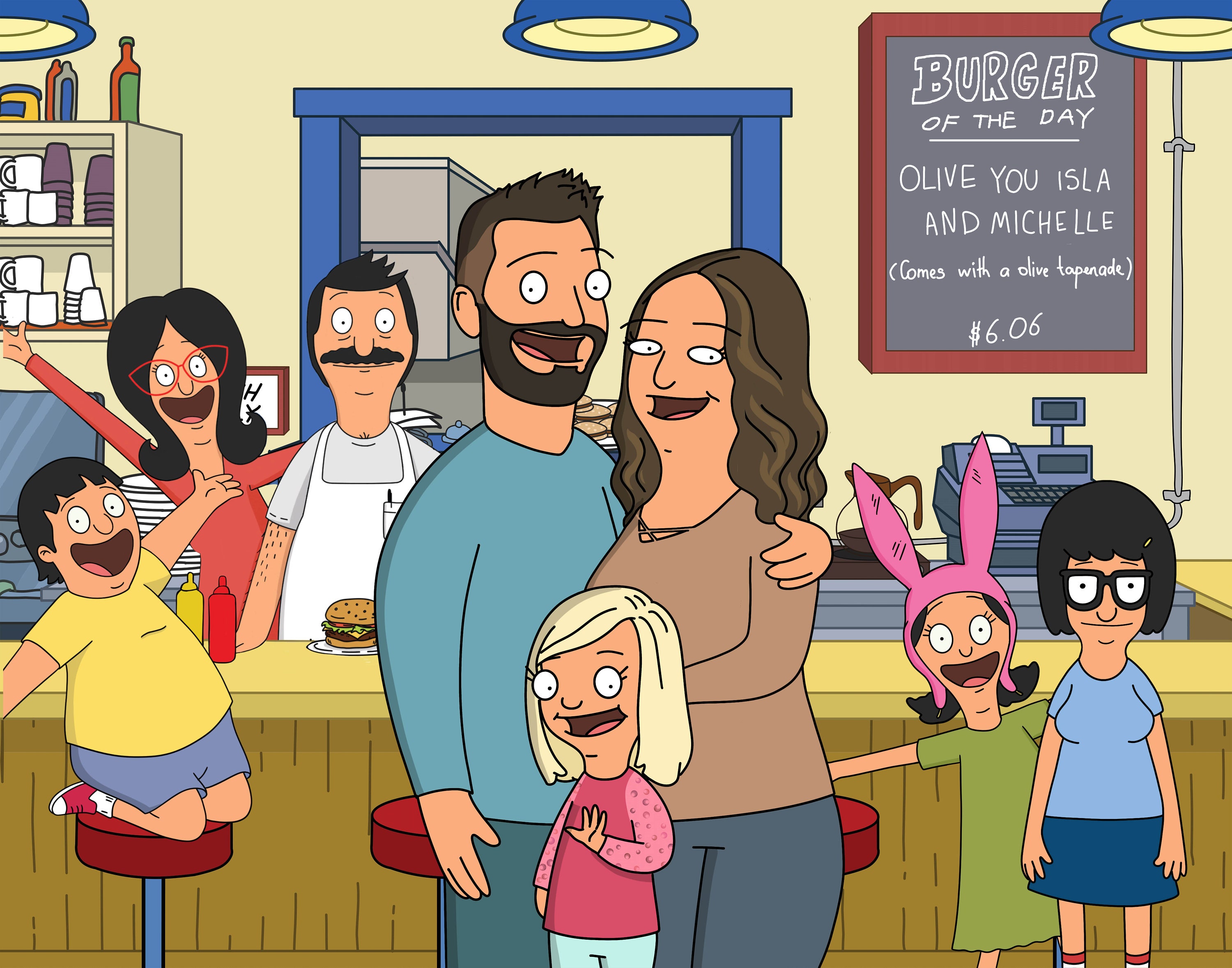 Bob's Burgers Custom Portrait. Great Gift for Christmas Etsy UK