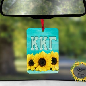 Kappa Kappa Gamma Air Freshener/ Sorority Car Air Freshener/ Bid Gift/ Sorority Gift/ Kappa Kappa Gamma Car Freshener/Sorority Air Freshener
