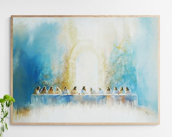 The Last Supper Art Print: Christian Home Decor (Digital Download)