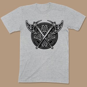 Viking Shield and Axes Coat of Arms Norse Tattoo Art Logo .svg - Etsy