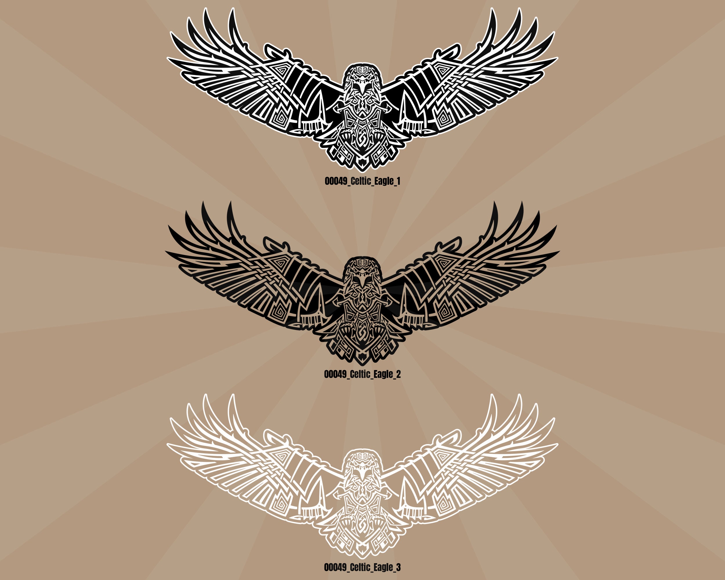 Odins Celtic Raven Scandinavian Tattoo Runic Stock Vector (Royalty Free)  2206809775 | Shutterstock